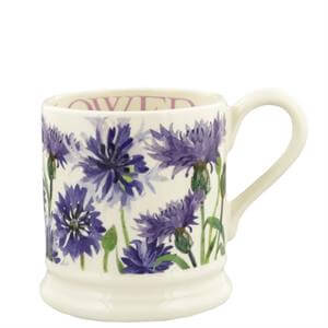 Emma Bridgewater Flowers Cornflower Half Pint Mug